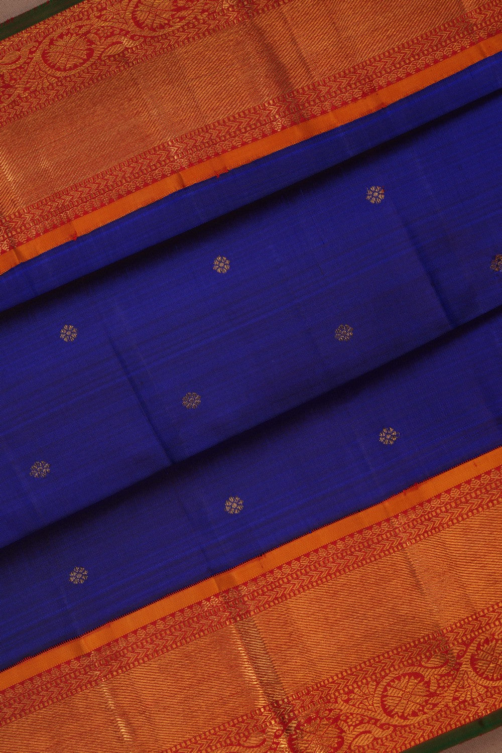 Image of Kanchipuram Silk Purple Saree